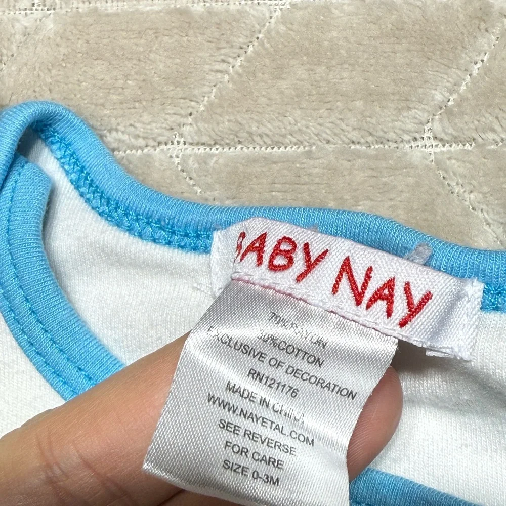 Baby Nay Whale Print Sleep Sack | 0-3M